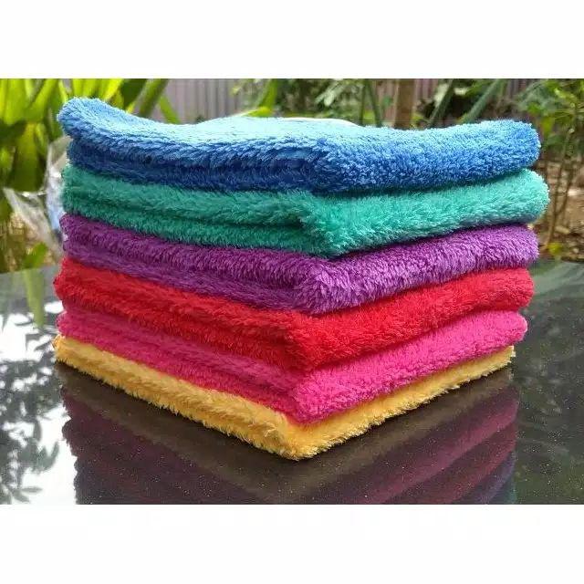 Handuk Kain Lap Microfiber Super Soft 30x30cm 360gsm Motor Mobil
