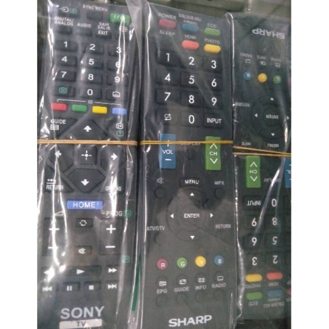 Remot sharp Aquos tv lcd led original terlengkap
