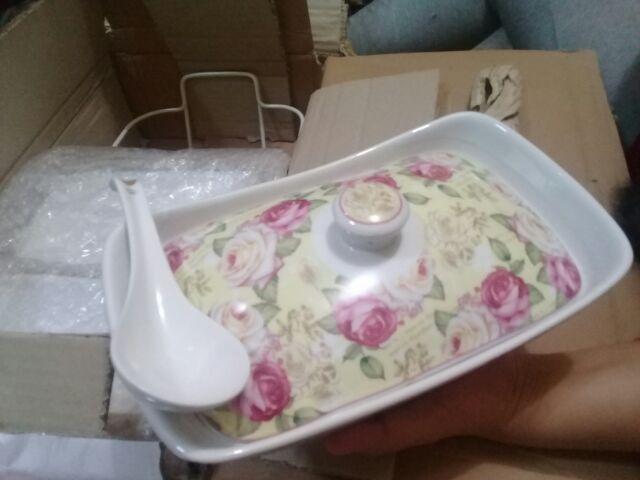 (hanya Di Shopee) Vicenza Alat Saji Dengan Rak / Wadah Sayur / Prasmanan Vicenza - Ba751