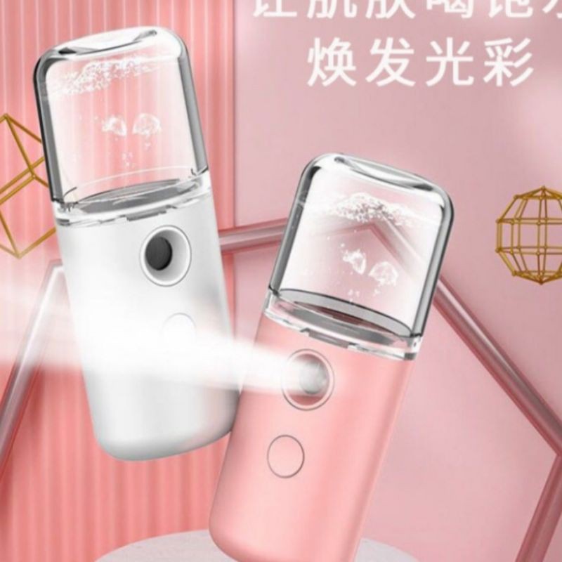 Nano Spray Perawatan Wajah Mini Portable USB Mist Sprayer Pelembab Wajah / Humidifier Nano Mist Spra