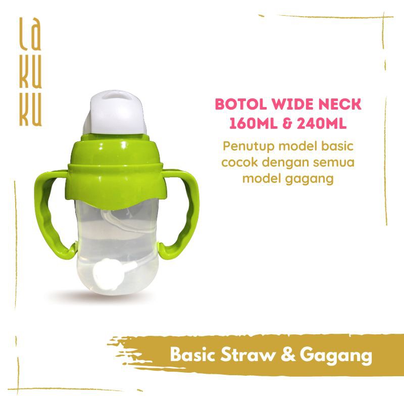 Penutup kepala dan sedotan untuk botol susu tipe Wide Slim dan Magmag - Straw for dot bottle