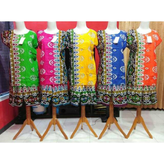 Murah daster setelan pendek paling laris bahan santung  