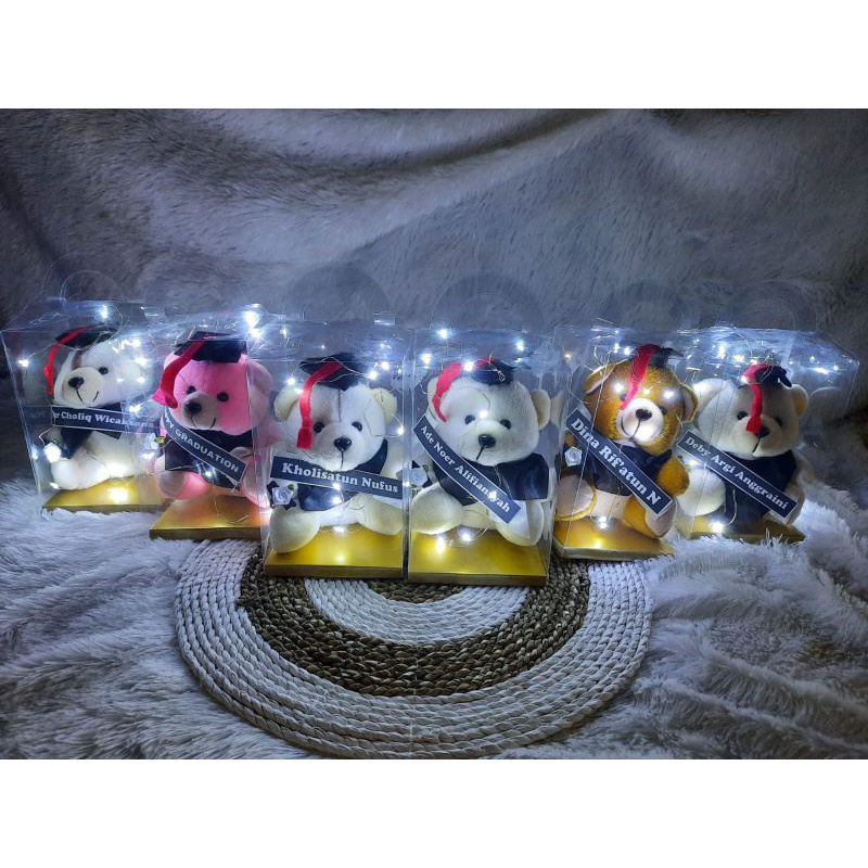 BONEKA BERUANG Wisuda 15cm