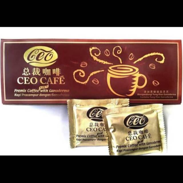 

KOPI PREMIUM CEO CAFE 4IN1 PREMIX COFFEE WITH GANODERMA / HEALTHY COFFEE