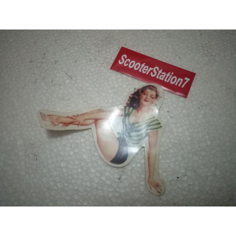 

sticker pin up girl vintage