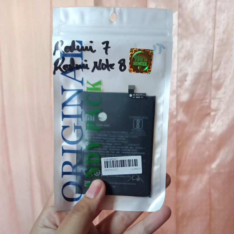 Baterai Redmi 7 / Redmi Note 8  BN46 Original Post 100%