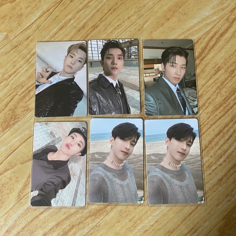 SEVENTEEN PHOTOCARD OFFICIAL ATTACA OP2 & OP3 WONWOO DK HOSHI JOSHUA