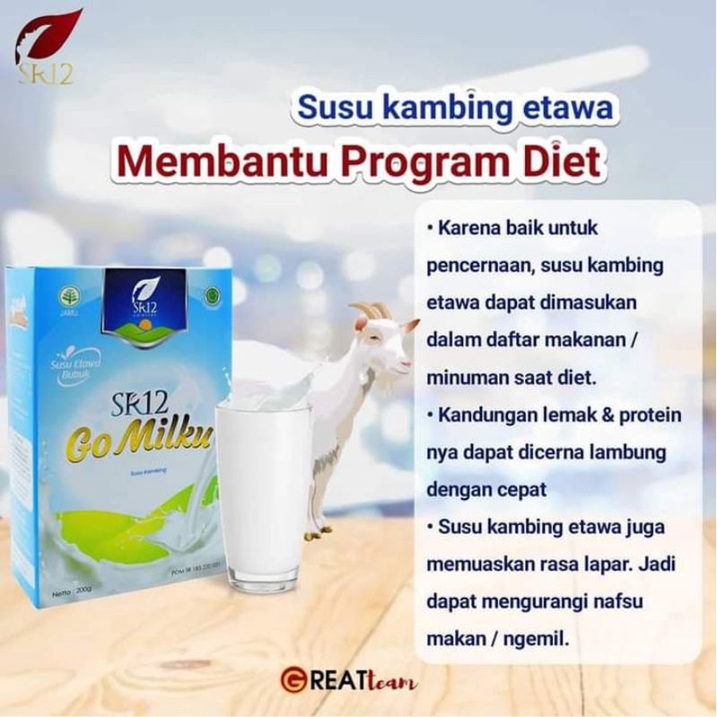 

susu kambing kesehatan gomilku sr12