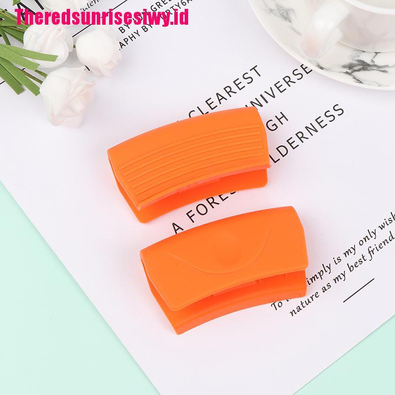 Sarung Tangan Holder Gagang Panci Bahan Silikon Untuk Dapur