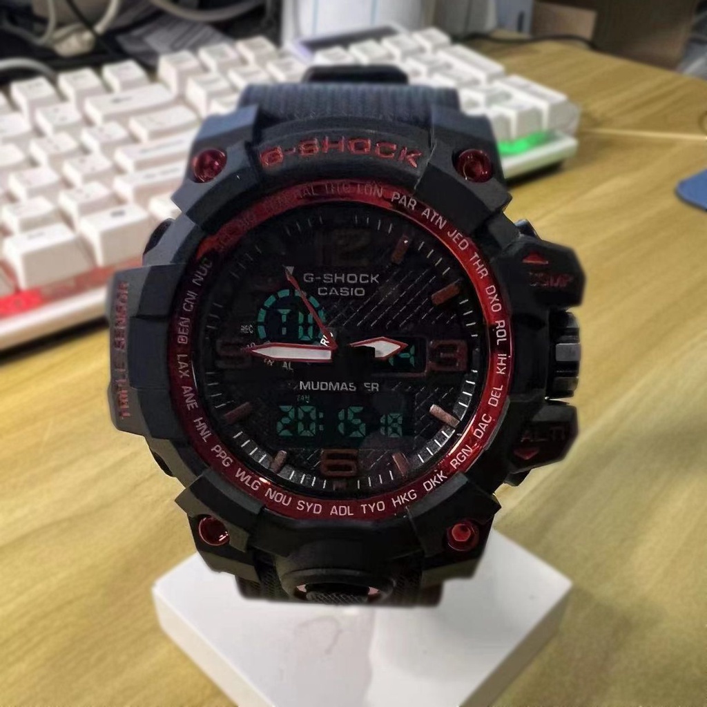 WATER RESIST G-Shock GWG 1000 Gshock Digital Double Time Rubber Jam Tangan Pria