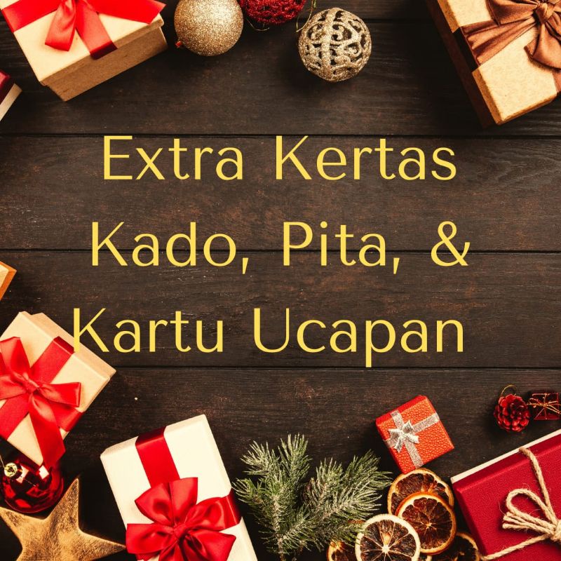 

Extra Kertas Kado, Pita & Kartu Ucapan