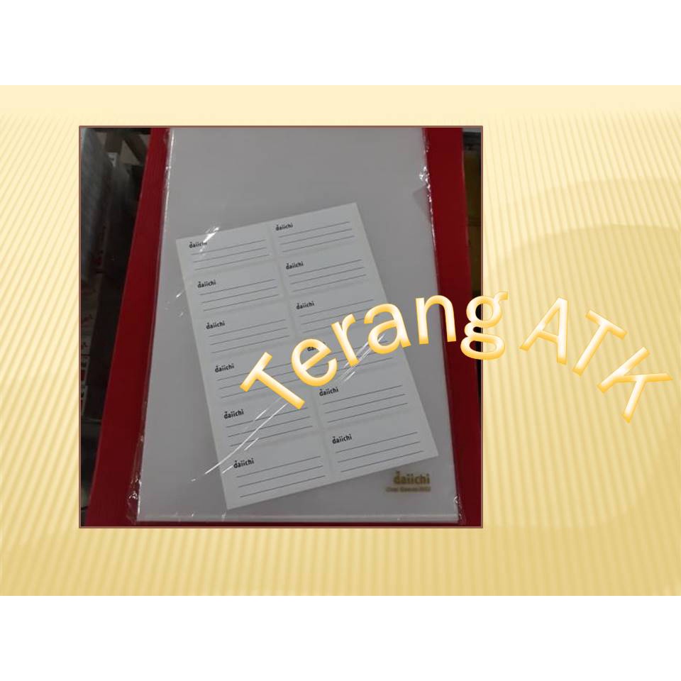 

Map Plastik Bening Merek Daiichi [Isi 12 Lembar]