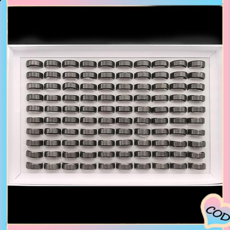 COD❤️ Cincin Jari Bahan Titanium Warna Hitam Emas Silver Untuk Pria-A.one