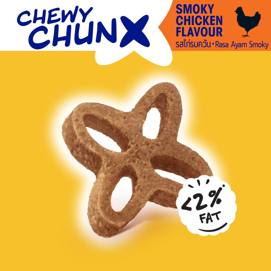 Pedigree DentaStix Chewy Chunx Maxi 68gr rasa Smoky Chicken