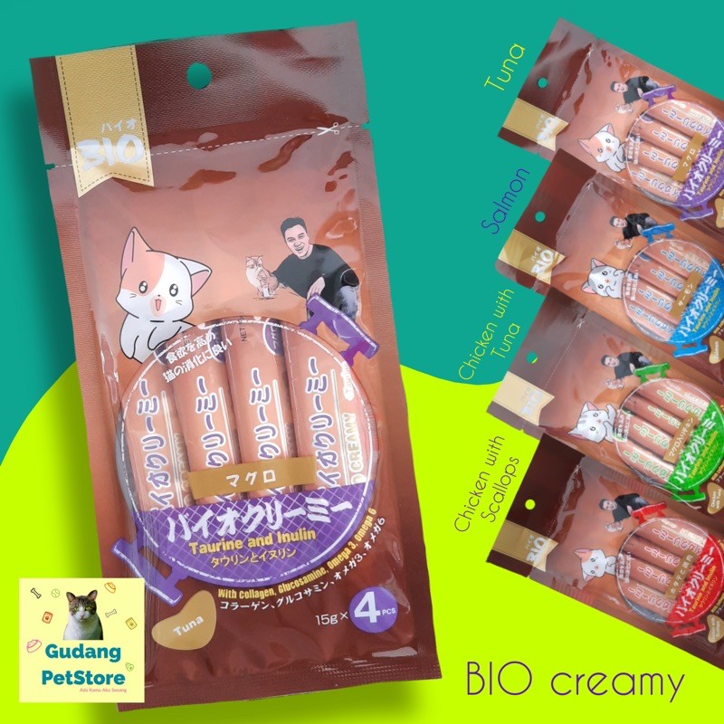 Image of PROMO: BIO CREAMY TREATS Baim Wong isi 4pcs setara Meo Creamy treats #8