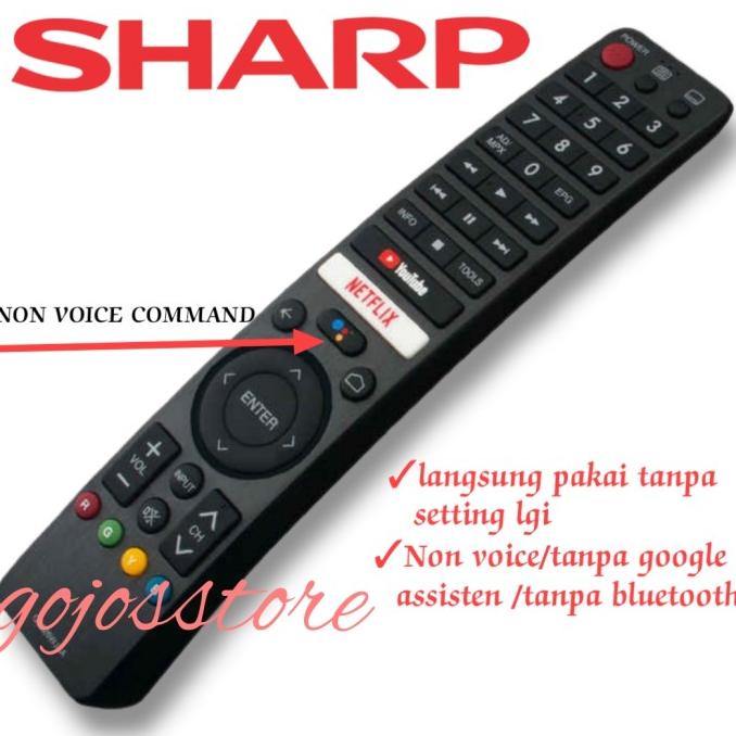 Remot Tv Led Sharp Aquos Smart Android