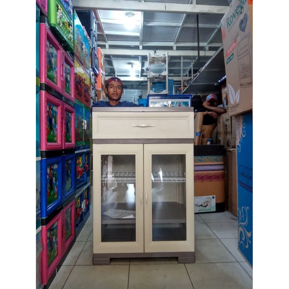 Rak Tempat Piring Plastik Lemari Piring Olymplast Shopee