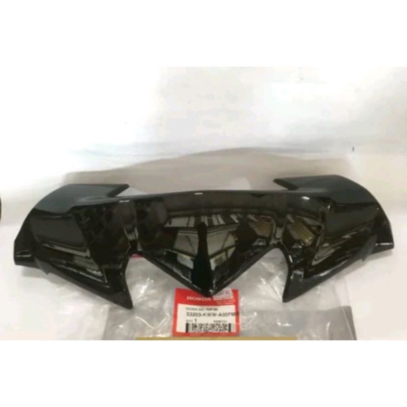 Visor cover Batok lampu Honda Revo absolute 110 Hitam Original