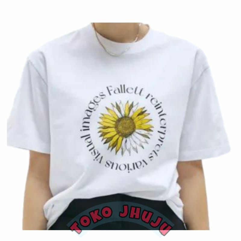 Baju Kaos NCT Renjun Style FALET VARIOUS VISUAL FLOWER DTF