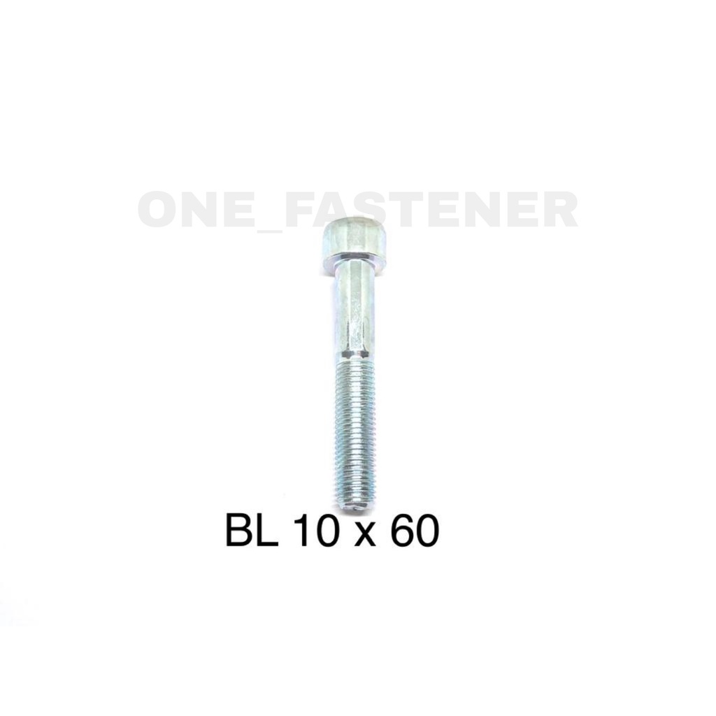 POLOS Baut L M10x60 PUTIH L8 10mm 6cm hex socket L Heads cap screw 14 m10 10x60