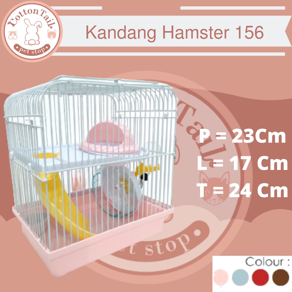 Kandang Hamster Dayang Tingkat Hamster Cage Tingkat Jeruji 156 KOMPLIT