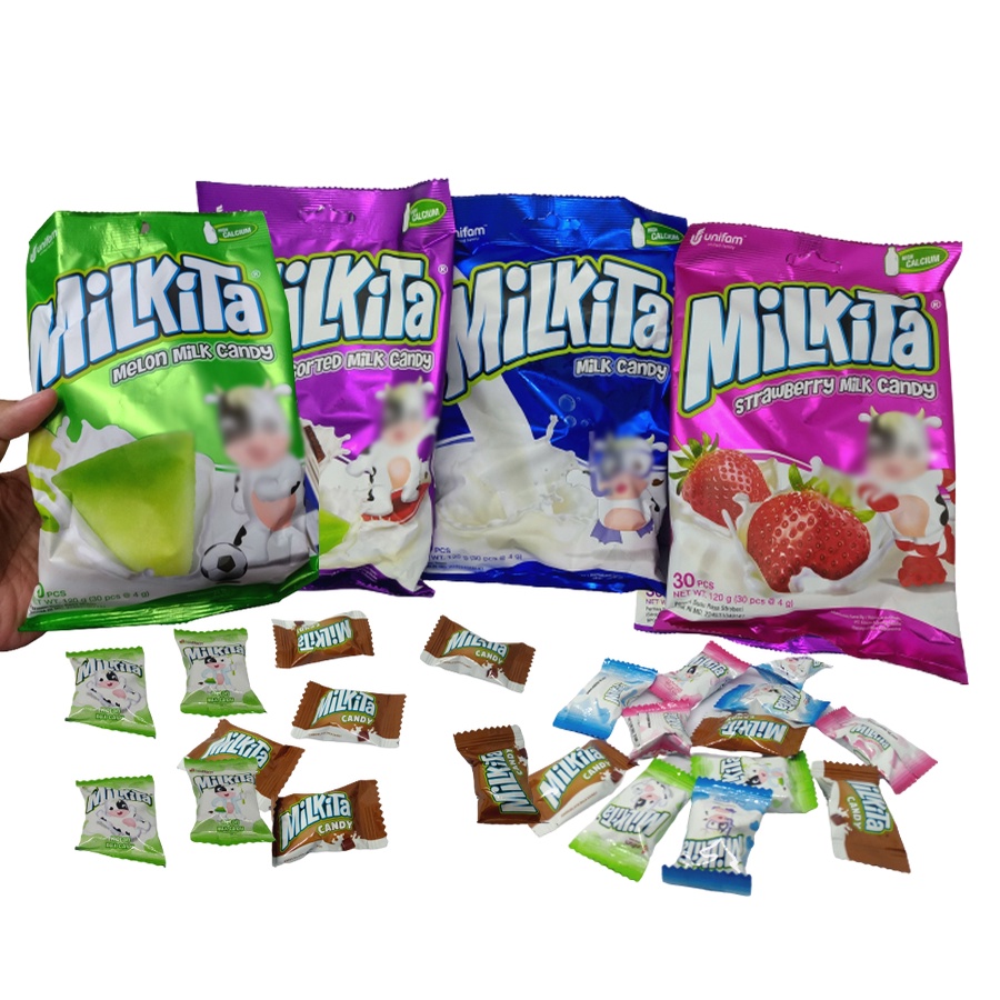 [HALAL] Permen Susu Milkita Milk Candy / Lollypop All Varian Lolipop