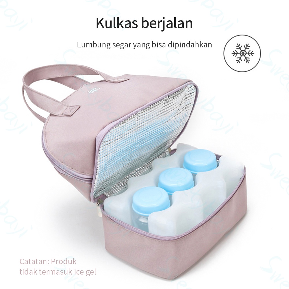 Sweetybayi Sling Cooler Bag Dua lapisan Tas Bayi Multifungsi