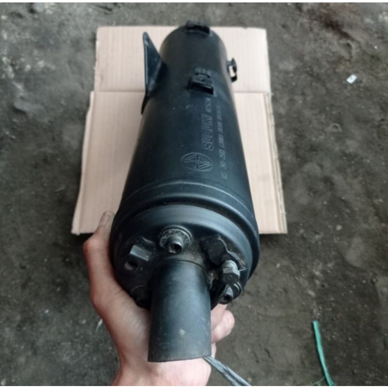 slincer knalpot satria fu 150  facelift original 2013-2014