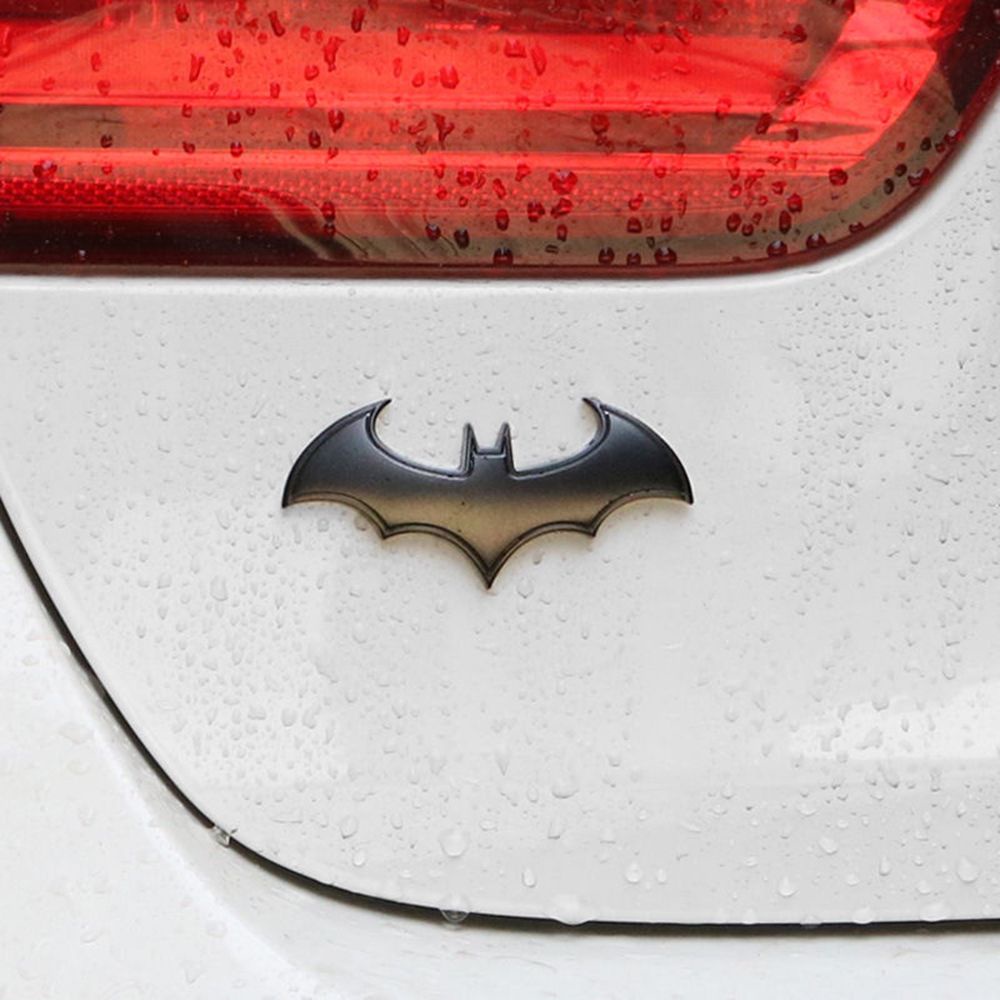 Top Stiker Emblem Logo Batman 3d Bahan Metal Untuk Mobil / Motor