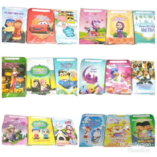 Paket Amplop Lebaran Medium isi 6 Pack (60 Lbr)