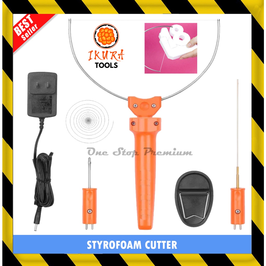 

HOT WIRE ALAT PEMOTONG MEMBENTUK BUSA GABUS SPONGE STEROFOAM STEROFOM STYROFOAM CUTTER 3IN1 LENGKAP