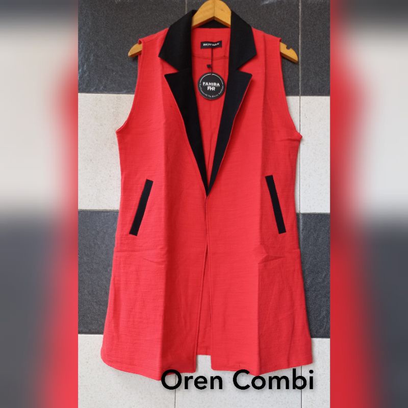 OUTER FAHIRA/FAHIRA BLAZER /CARDI FAHIRA/CARDIGAN FAHIRA ORIGINAL-OREN COMBI-HTM