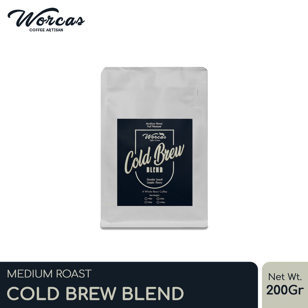 

WORCAS Kopi Cold Brew Blend 200 Gram | Medium Roast