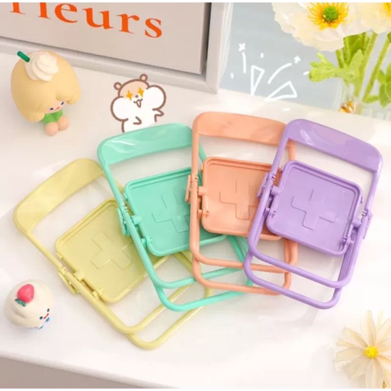 Holder Desk Hp Kursi Warna Lucu Unik Folding Hape