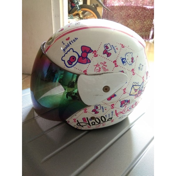Helm GM Hello Kitty | Helm Cewek | Helm Wanita | Helm GM Second | Helm GM bekas