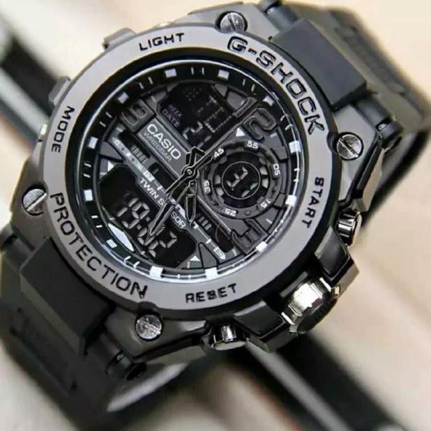 BISA BAYAR DI TEMPAT FREE BOX & BATERAI JAM TANGAN PRIA GSHOCK GST-8600 CASIO G SHOCK GST8600 METAL