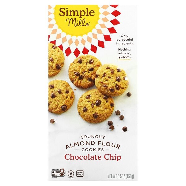 

BISA COD Simple Mills, Crunchy Almond Flour Cookies 156g
