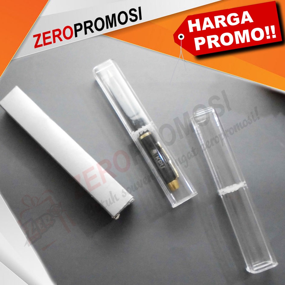Kemasan Kotak Mika Packaging Souvenir Pulpen Custom