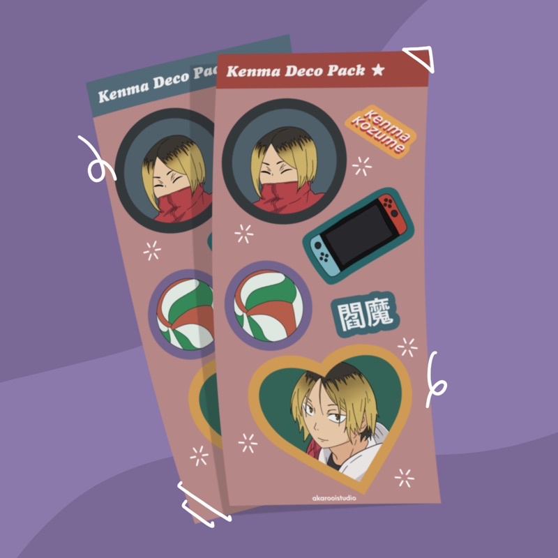 Kenma Deco Sticker Pack