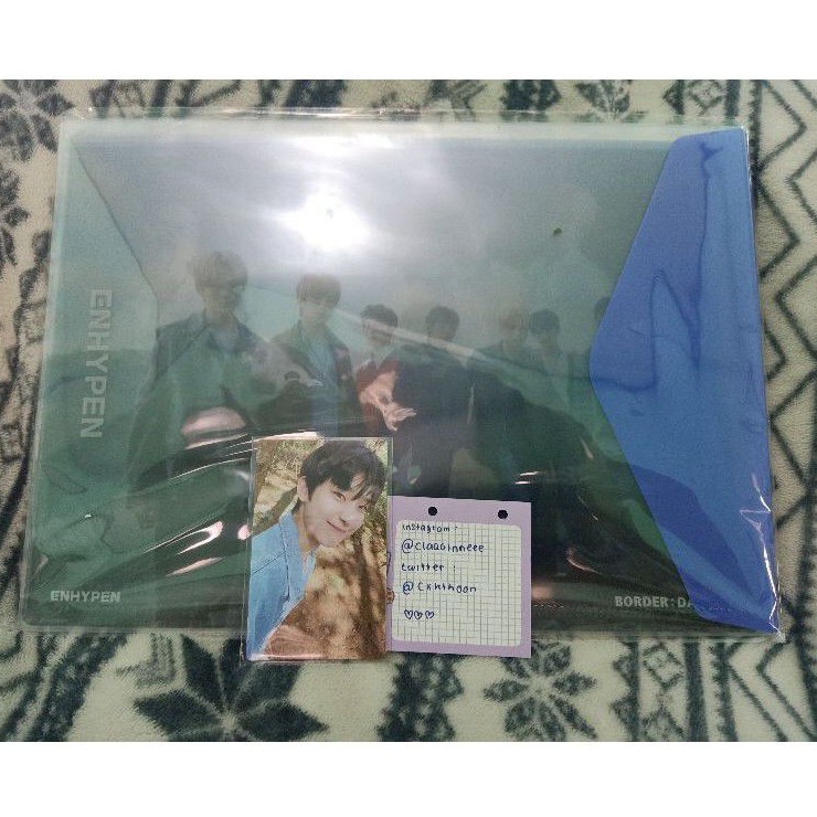 ENHYPEN WEVERSE BENEFIT PO POB WV SUNOO PC SET SUNGHOON JAY JAKE JUNGWON NIKI HEESEUNG PHOTOCARD LD