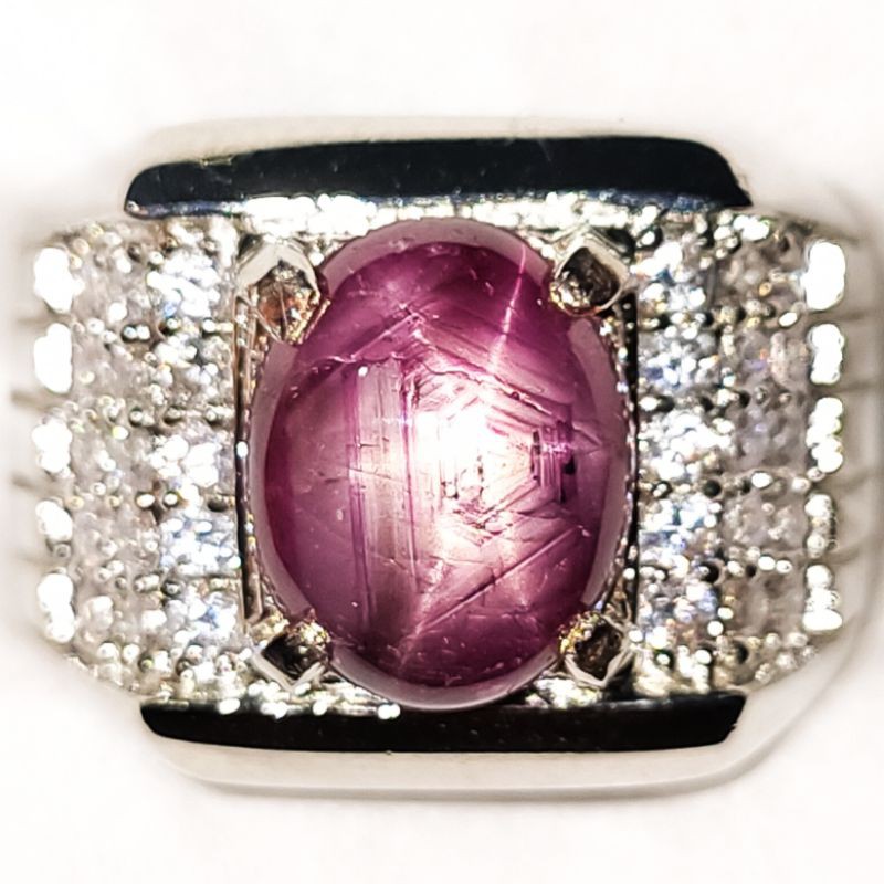 BATU RUBY STAR Corundum natural