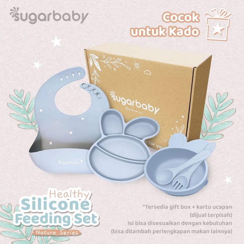 Sugar Baby NEW Healthy Silicone Plate (Nature Series)