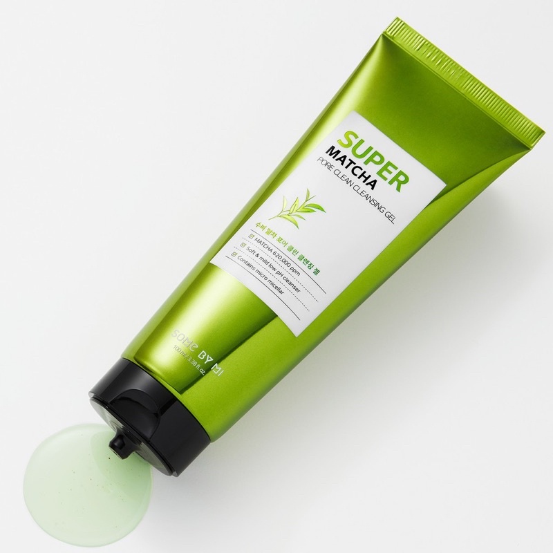 SOMEBYMI Super Matcha Pore Clean Cleansing Gel 100ml BPOM - some by mi