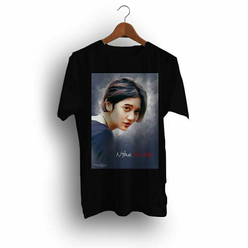 Kaos Musik / Kaos Nike Ardilla / Hitam / Pria Wanita