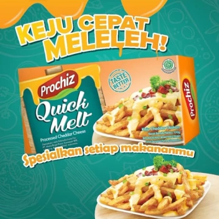 

Da2011Ca Keju Prochiz Quick Melt - Cheese Cheddar Melted Mozarella 170 Gram Xa201As