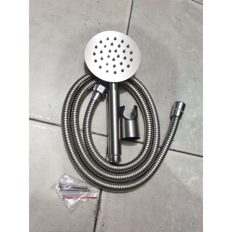 paket shower mandi stainless SUS304 dan kran cabang PROMO