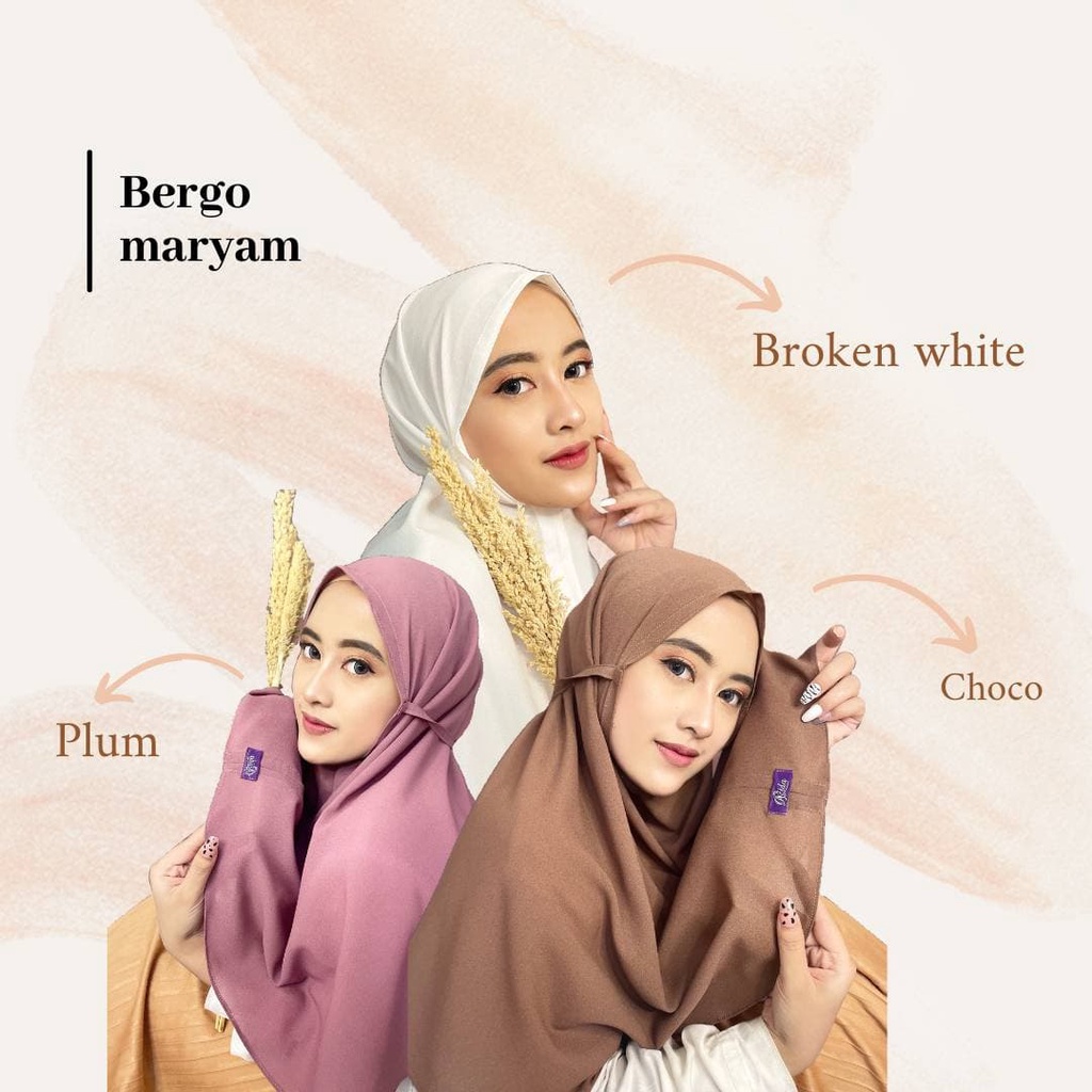 Bergo Maryam hijab instan bergo maryam termurah hijab bergo maryam premium