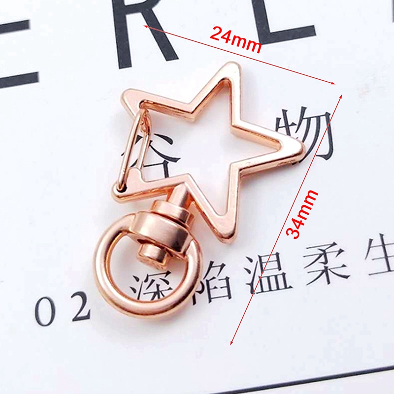 10pcs Kunci Bintang Hollow