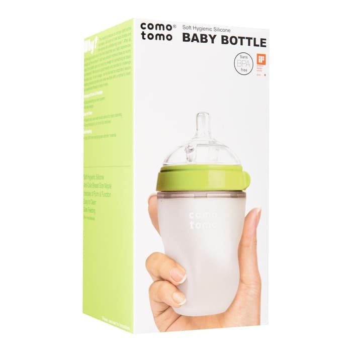 omotomo Bottle (Botol Dot Bayi) Single Pack 250ml - Green