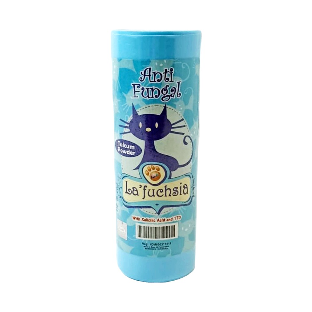 Raid All - La'Fuchsia Anti Fungal CAT Talcum Powder / Bedak Kucing Murah